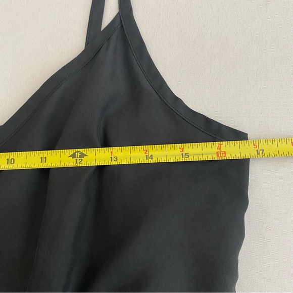 J. Crew Women’s Romper Small 100% Silk Tie Waist Roll Hem Fairy Grunge Feminine - Picture 8 of 9